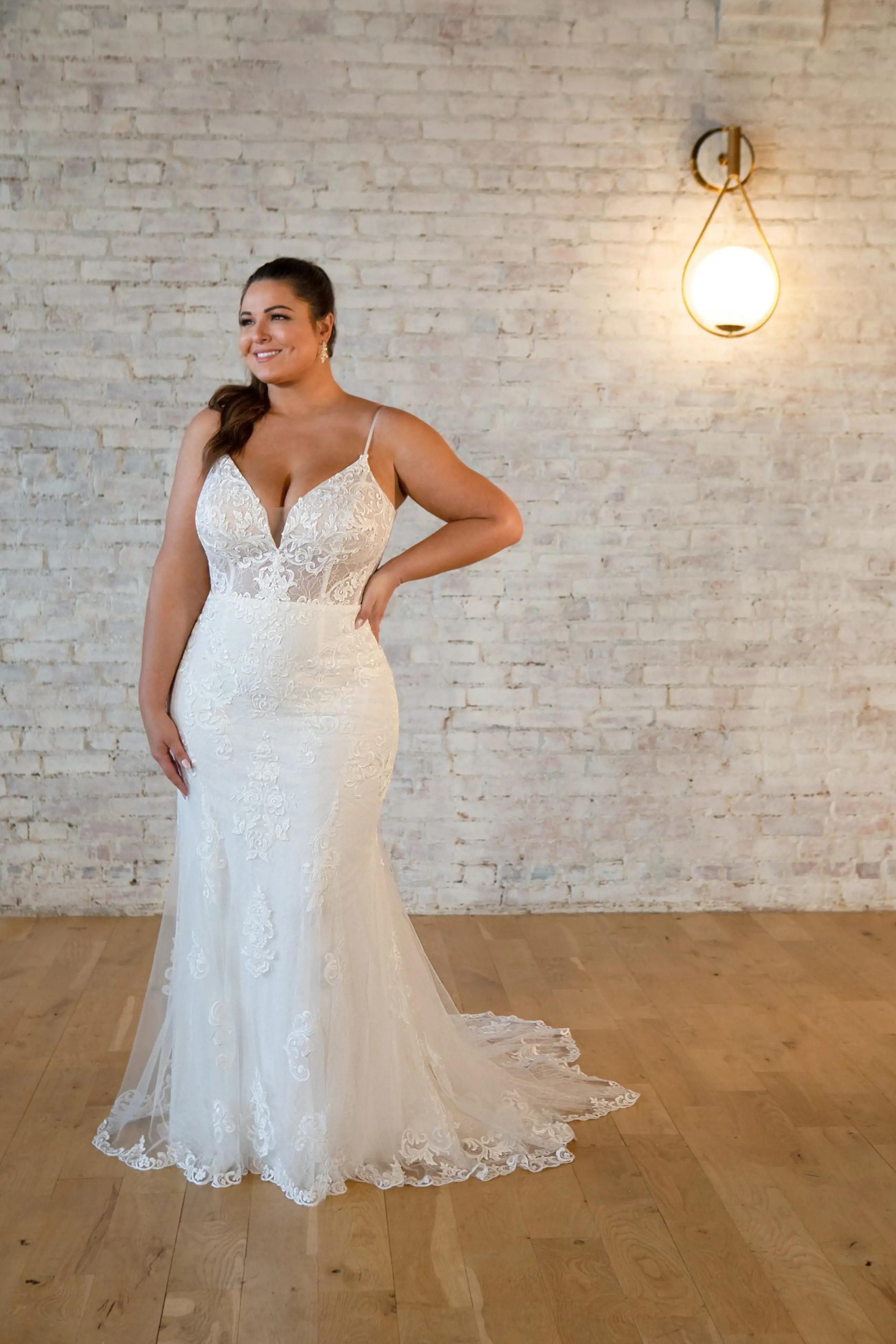 B.B. Bridal carries plus size wedding dresses up to size 34